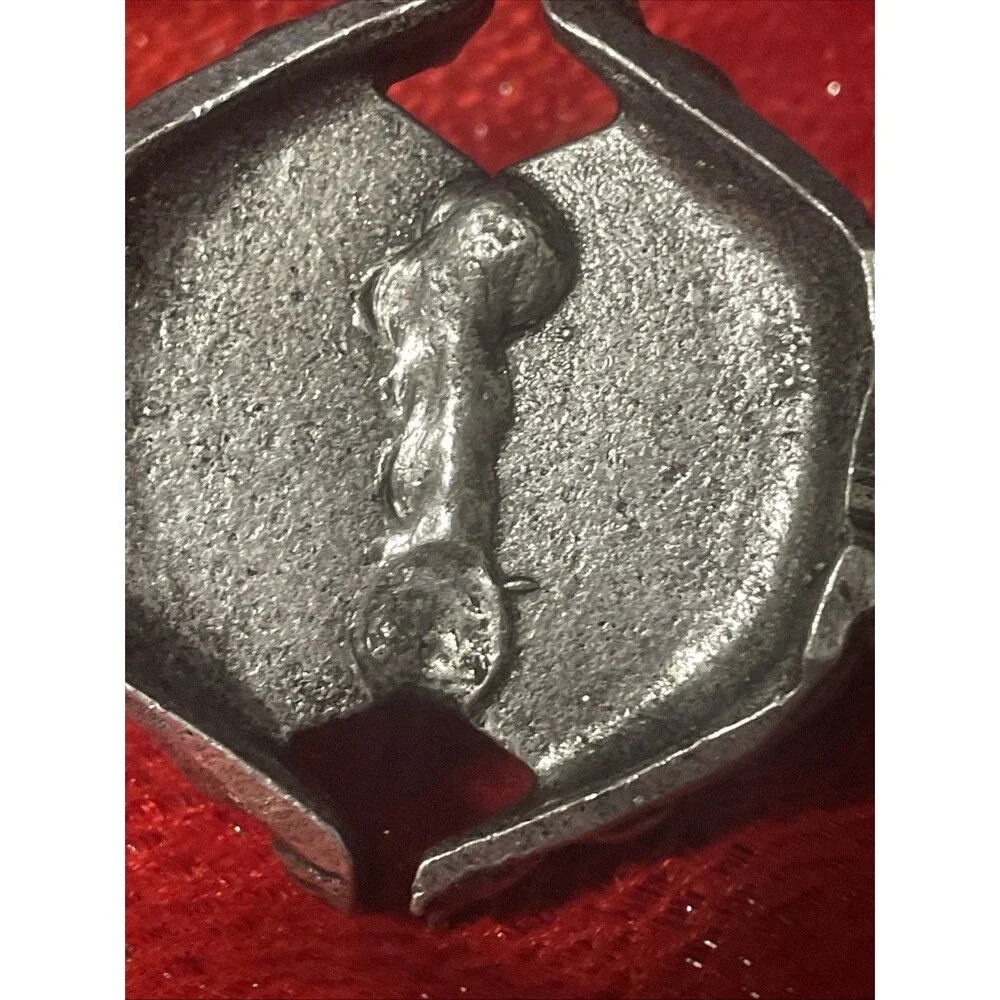 Vintage 1996 Carson Pewter Hummingbird Candle Holder Set Of 2